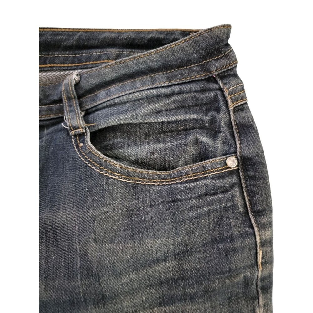 Earl Jean Womens Bootcut Embellished Jeans Size 14 - Picture 6 of 9
